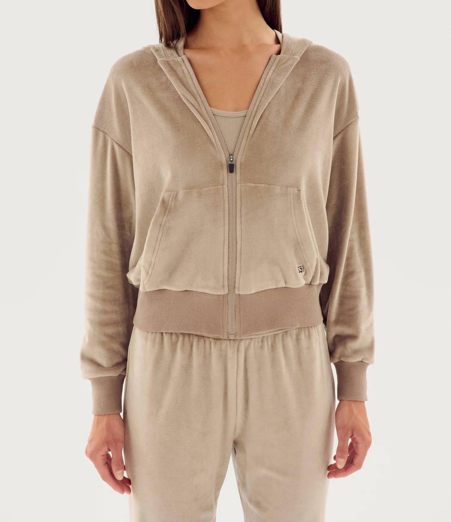 Splits59 - Rhys Velour Zip Up Hoodie