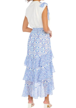 Allison New York - Saia midi com babados em cascata Ella