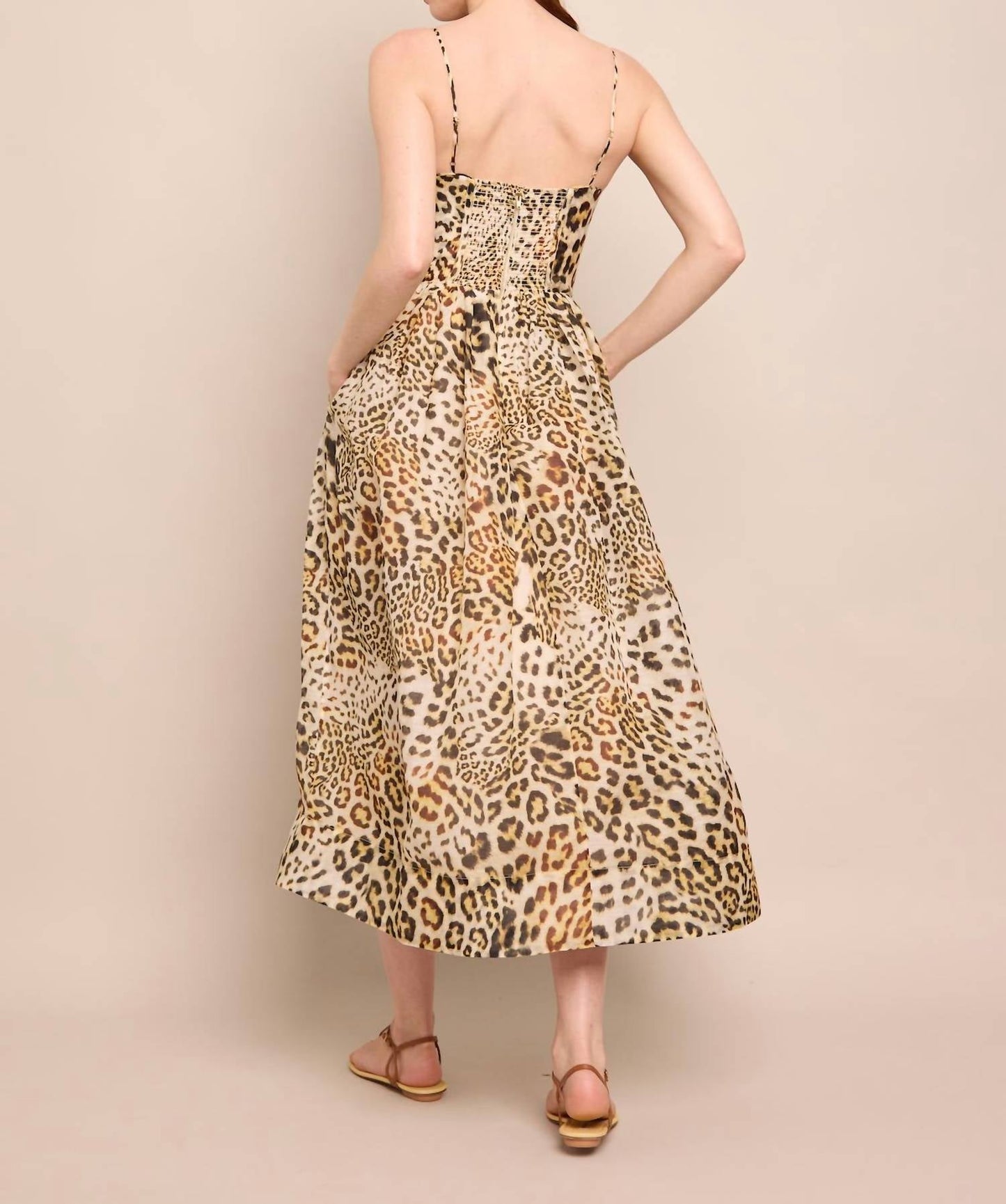Cara Cara - Alba Spaghetti Strap Midi Dress