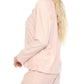 Pj Salvage - Women's Very Terry Cable Crew Pajama Top
