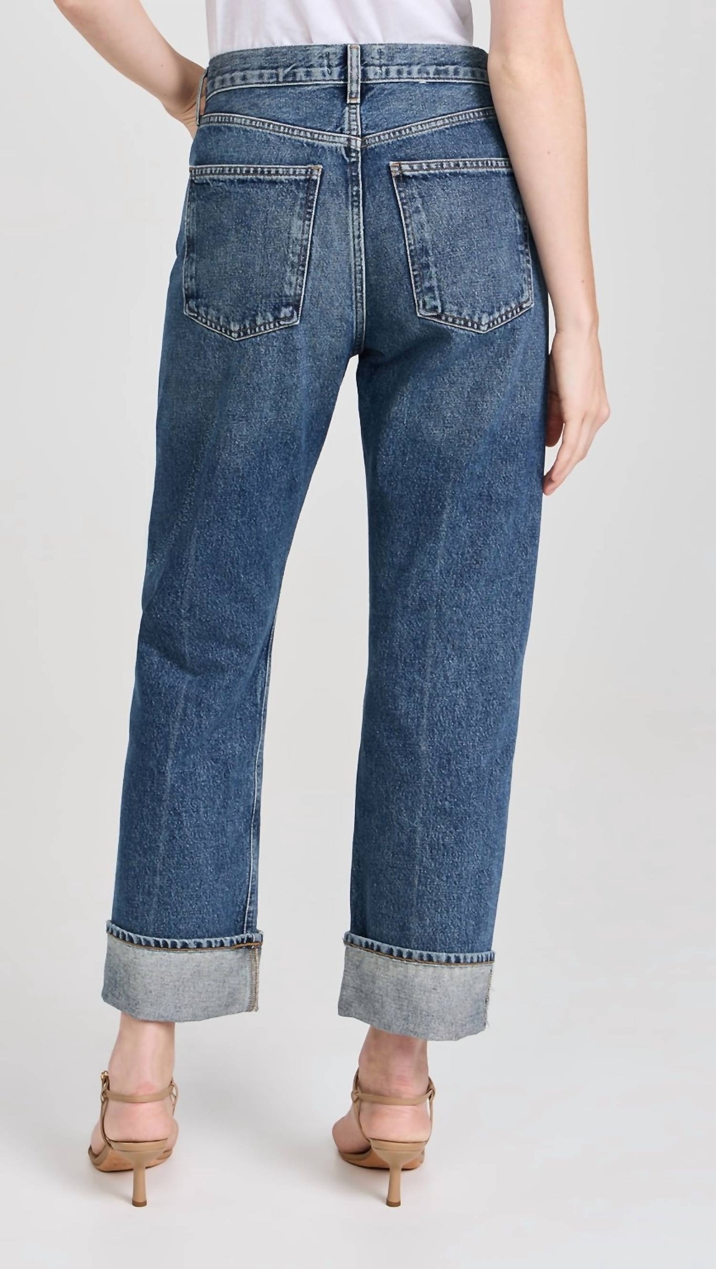 Agolde - Fran Low Slung Straight Jeans