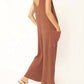 Project Social T - Santa Maria Sweater Rib Wide Leg Jumpsuit