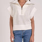 Elan - Cassie Short Sleeveless Sweater
