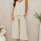 Milio Milano - Italian Linen Adjustable Strap Tank Top