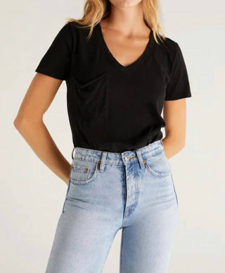 Z Supply - Camiseta de algodão com bolso