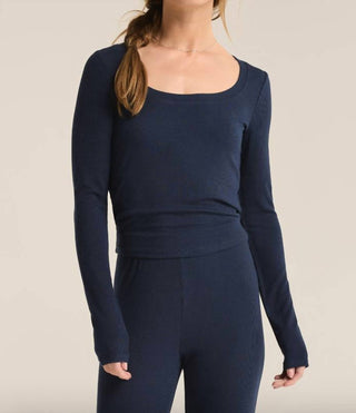 Z Supply - Camiseta manga comprida Leila Rib