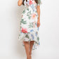 Collective Rack - Floral Ruffle Midi Dress