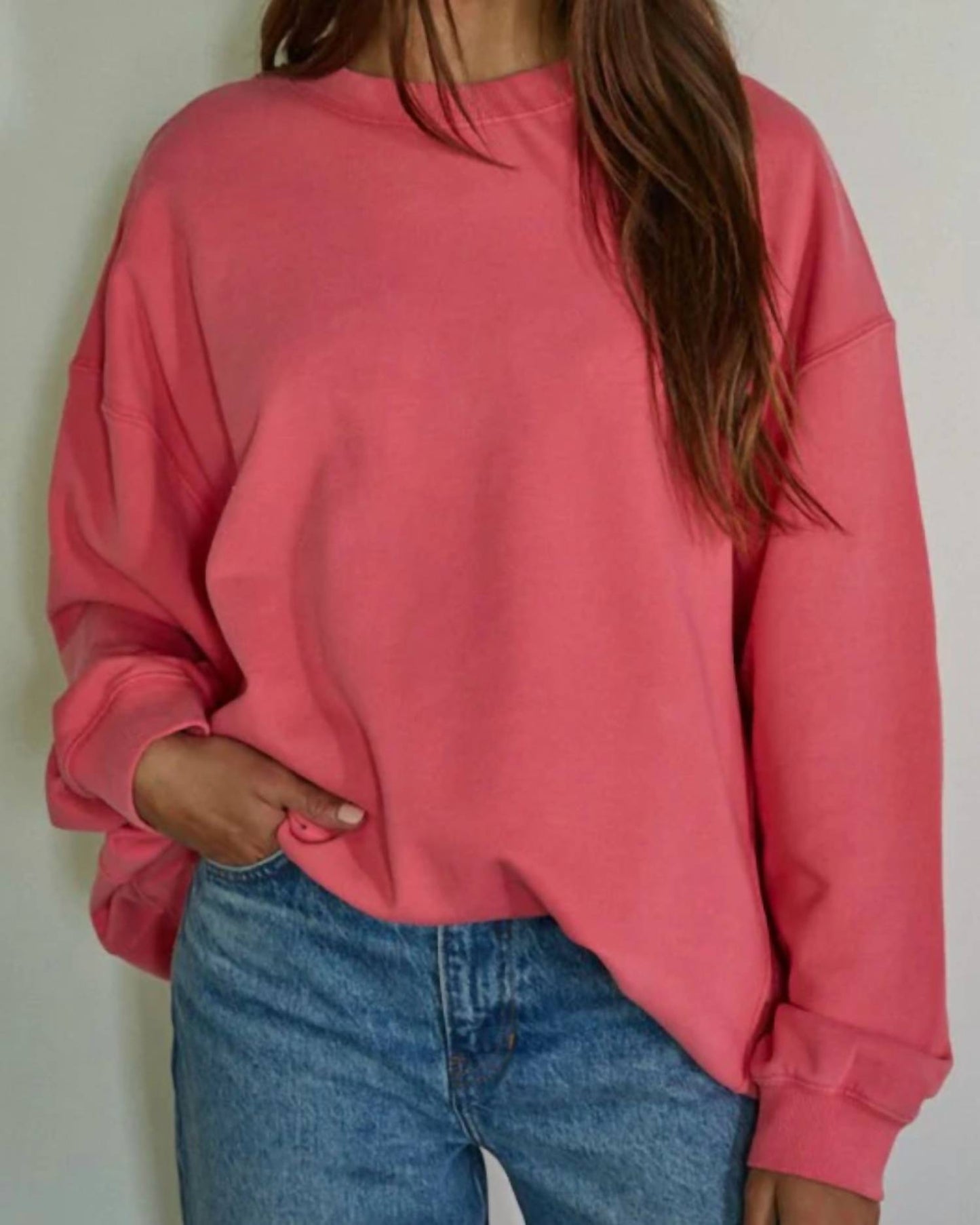 By Together - French Terry Cotton Pullover Sweatshirt