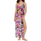 Steve Madden - Mesh Cowl Neck Maxi Dress