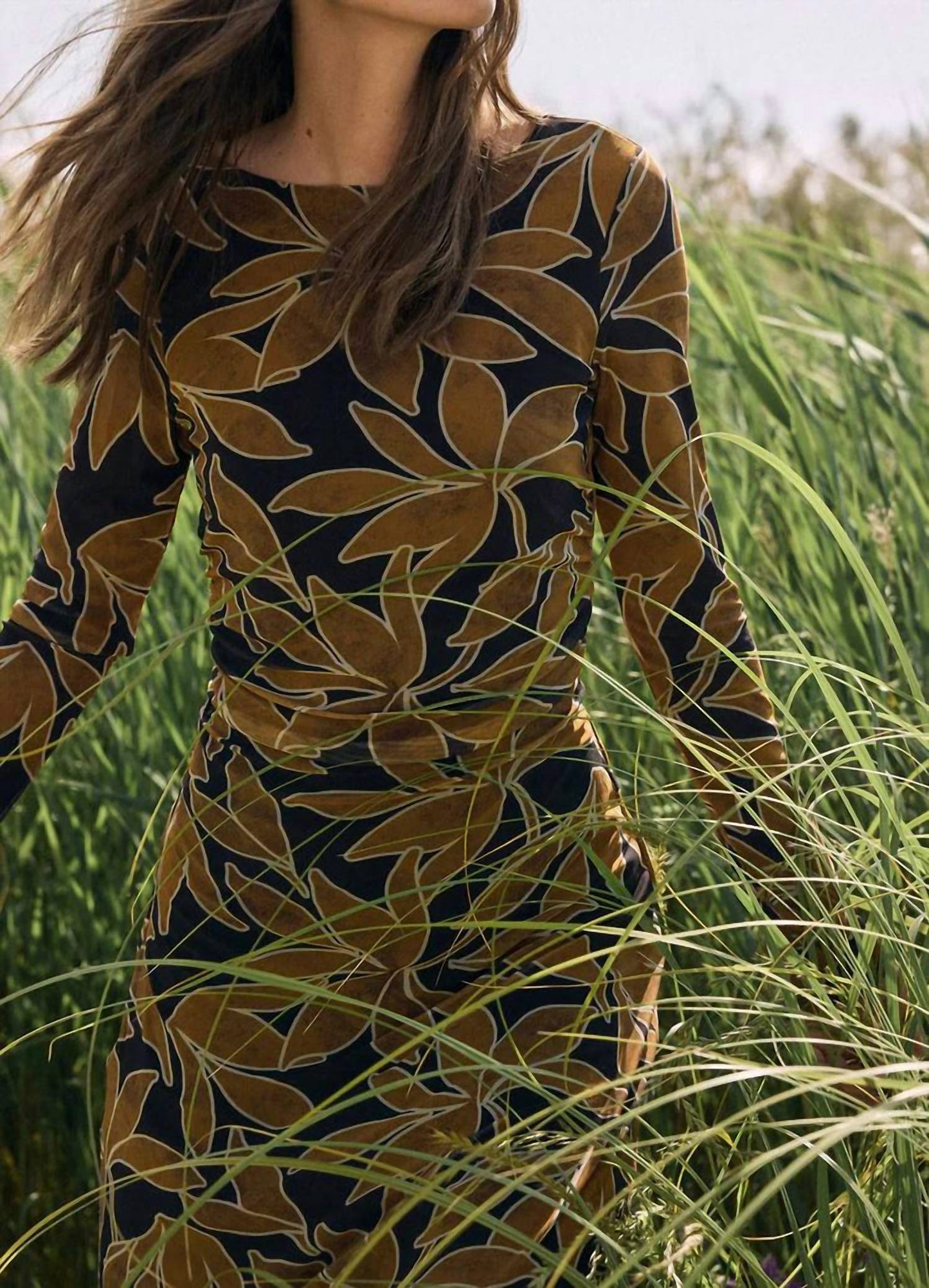 Z Supply - Spellbound Mesh Floral Midi Dress