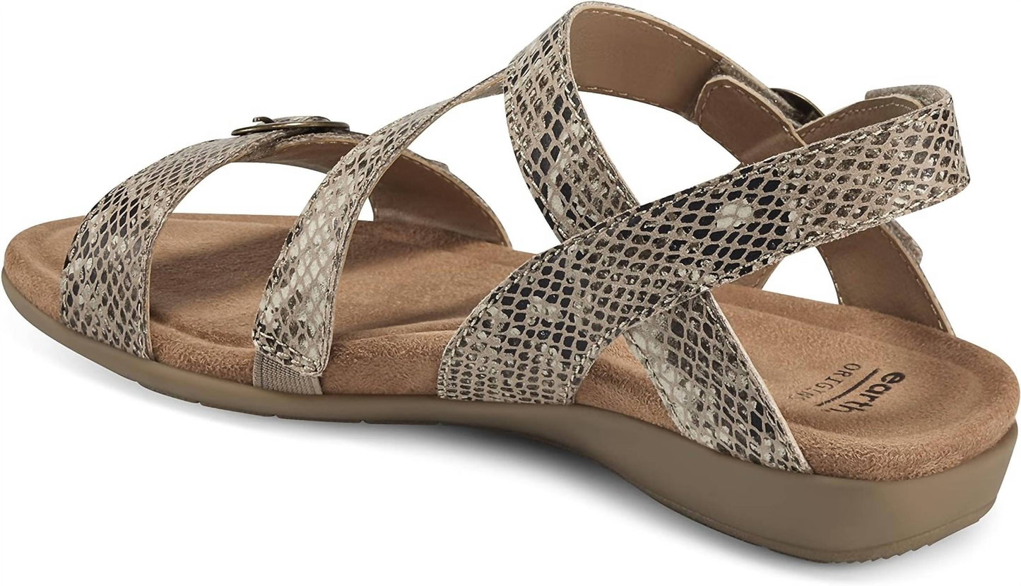 Earth Origins - Women’s Beck Strappy Leather Sandal