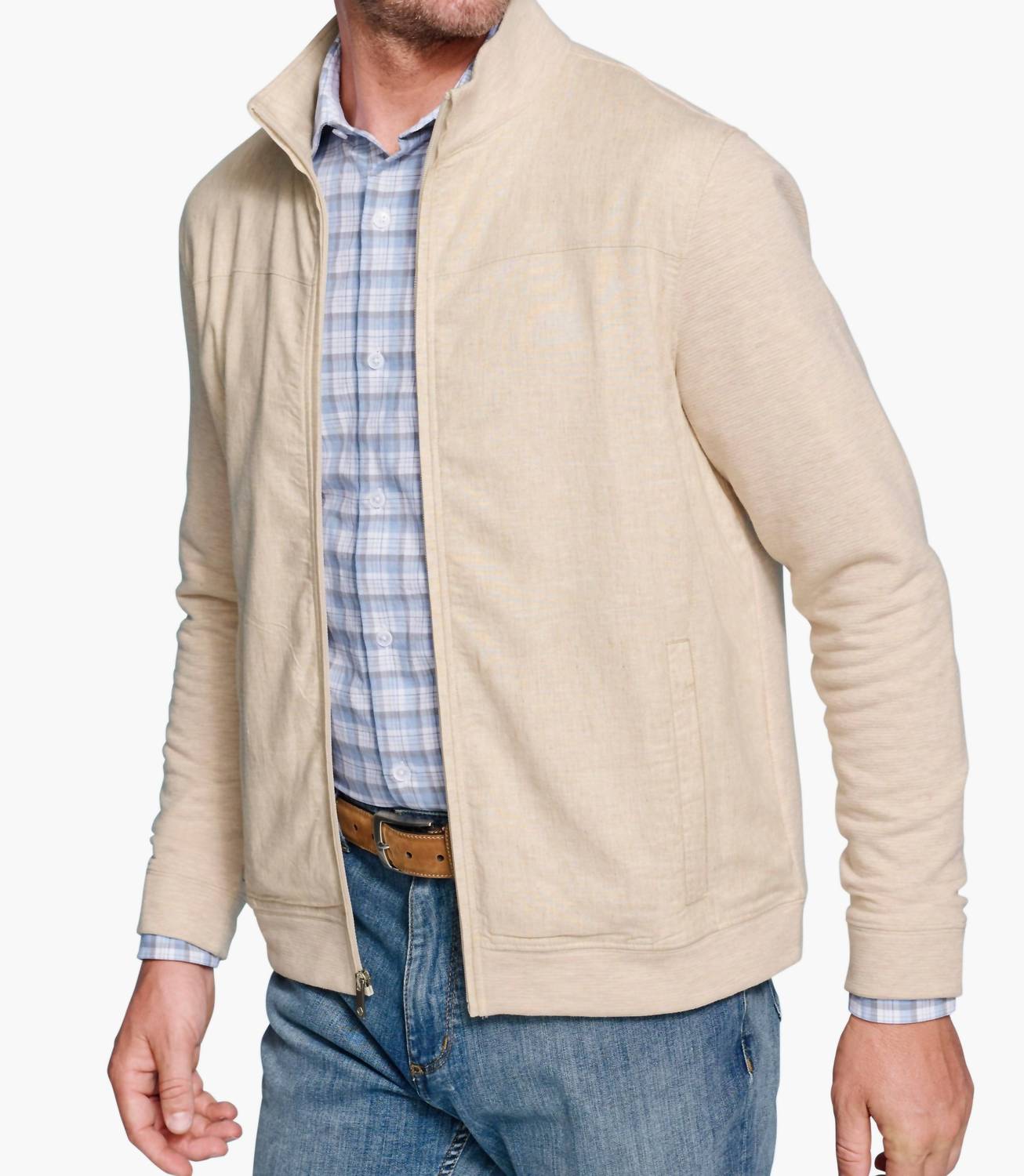 Johnston & Murphy - Full-zip Linen Jacket