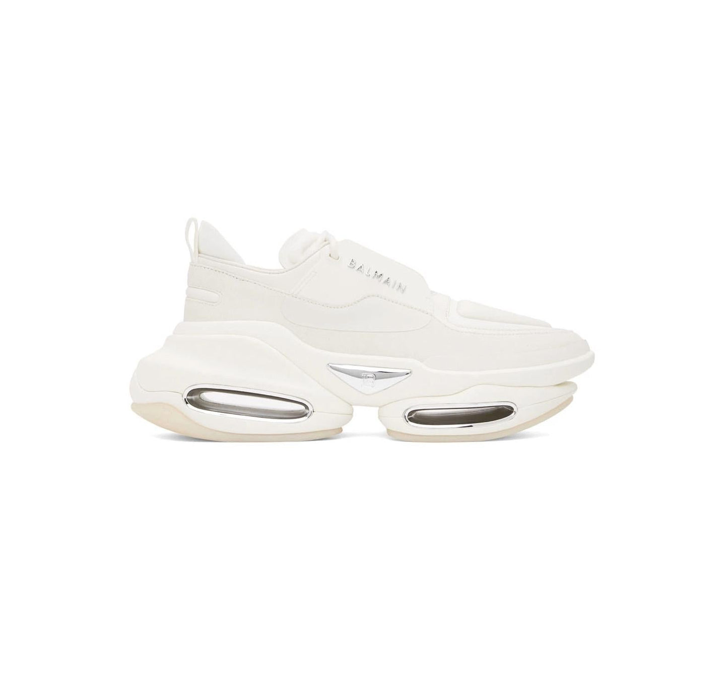 Balmain - Men's Leather & Suede B-bold Low-top Sneakers