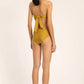Adriana Degreas - SOLID STRAPLESS SWIMSUIT WITH CUT-OUTS
