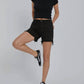 Cello - Uneven Fray Hem Boyfriend Shorts