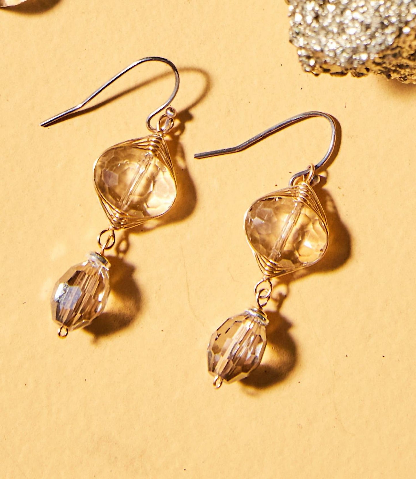 Anne Vaughan - Women's Smokey Quartz Dangle Earrings