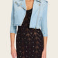 Generation Love - Crawford Denim Moto Jacket