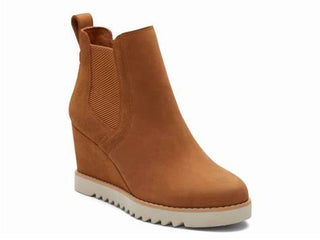 Toms - Bota feminina de camurça Maddie Wedge