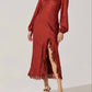 Astr - Ilaria Jacquard Midi Dress