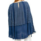 Free People - Indigo Dreams Embroidered Tunic