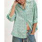 Free People - Mae Washed Eyelet Shirt