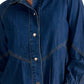 Elan - Button Down Denim Long Sleeve Dress