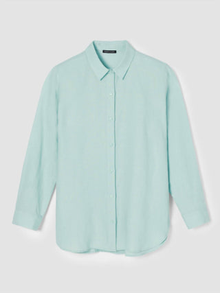 Eileen Fisher - Organic Handkerchief Linen Classic Collar Shirt