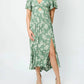 Angie - Floral Knotted Maxi Dress