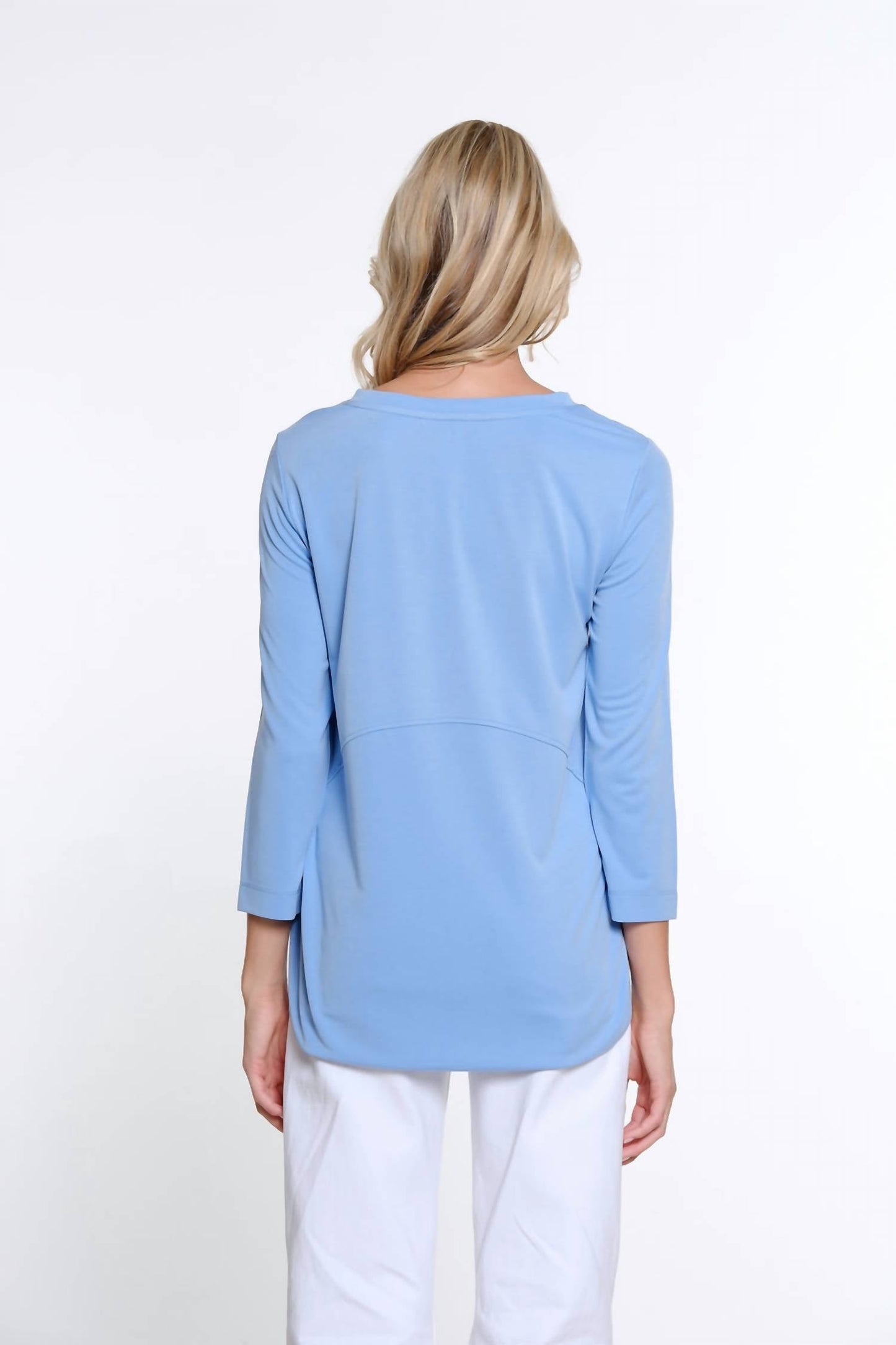 Multiples - 3/4 Sleeve Tulip Hem Top