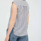 Blu Pepper - Stripe Collared Short Sleeve Button Down Shirt
