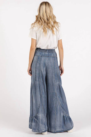 Mittoshop - Tencel Wide Leg Pants