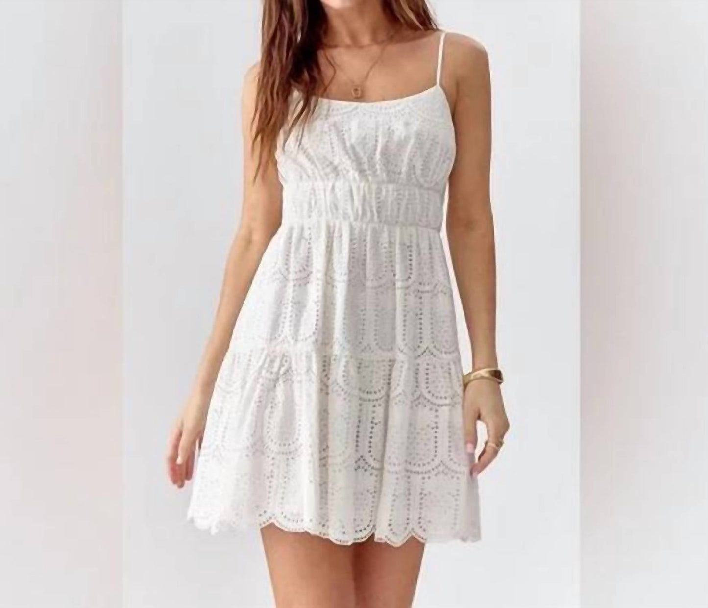 Greylin - Eyelet Pineapple Dress