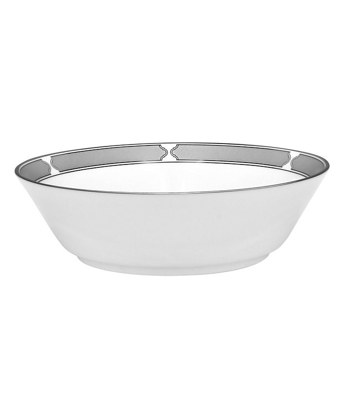 Tigela de sopa/cereal Noritake Eternal Palace Platinum, tamanho único, prata