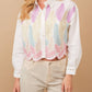 Blue B - Aurora Metallic Embroidery Shirt