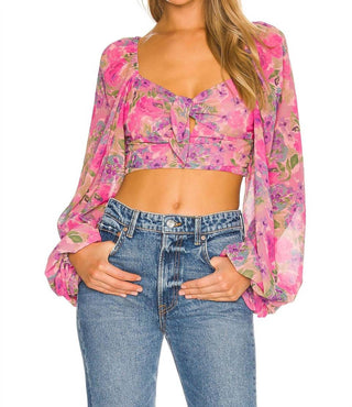For Love & Lemons - TRISHA CROP TOP