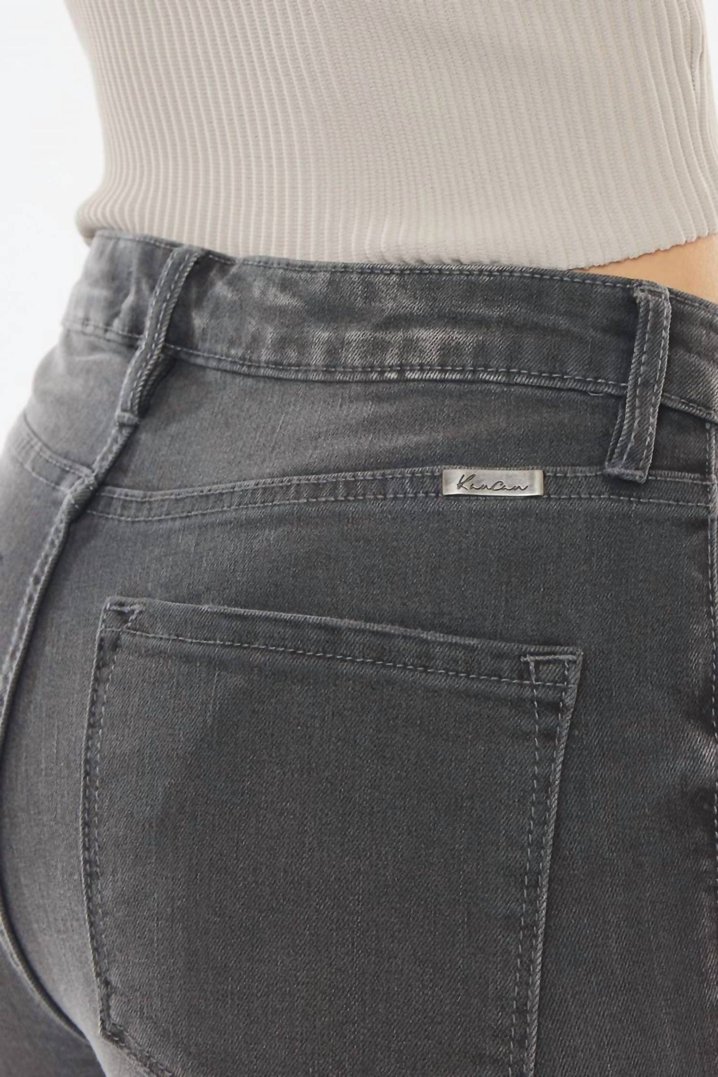 Kancan - High Rise Bootcut Jeans