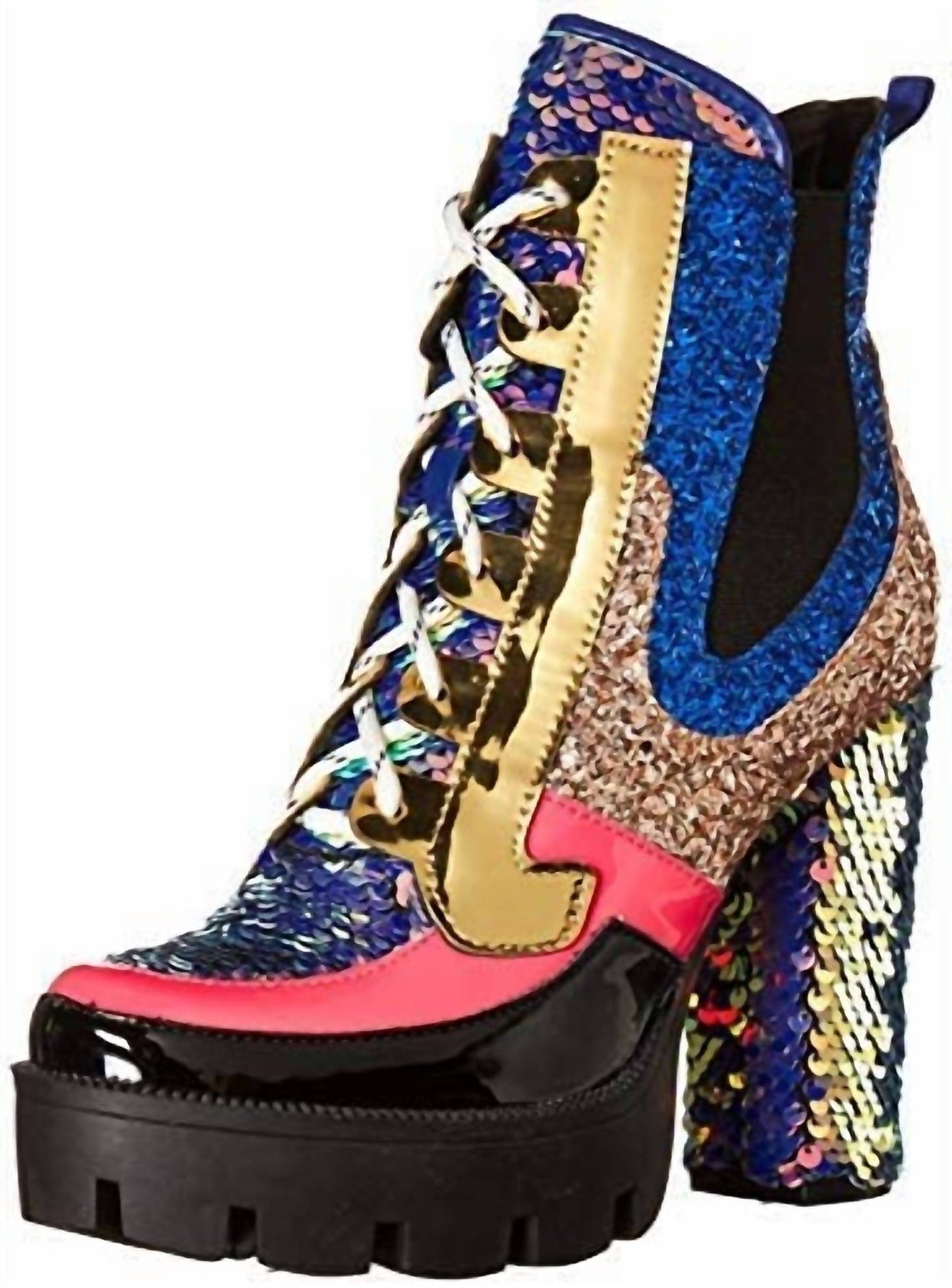Cape Robbin - Women's Nell Glitter Chunky Boot