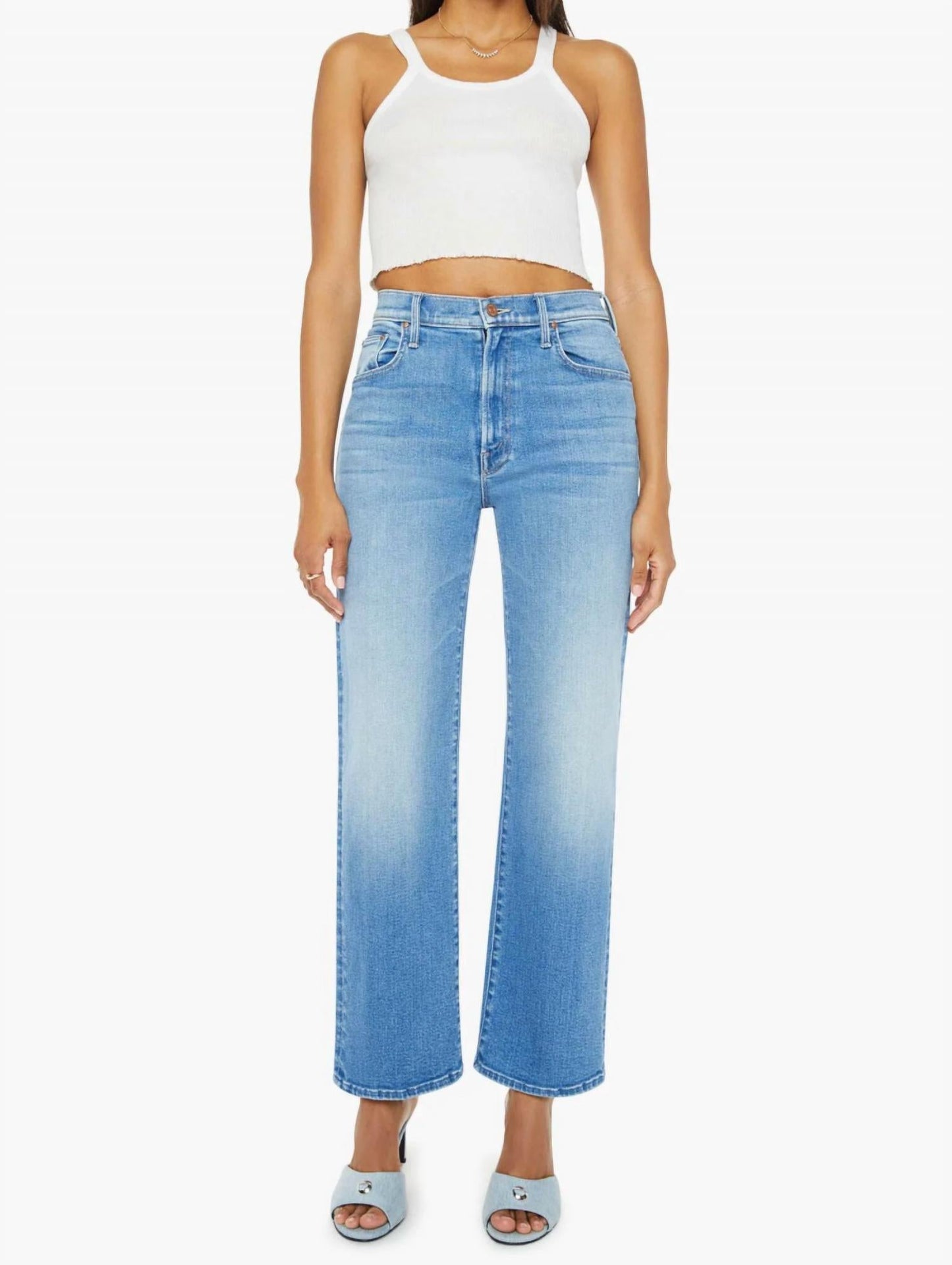 Mother - Rambler Zip Flood Jeans