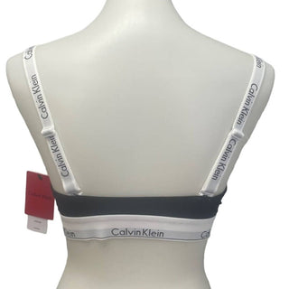 Calvin Klein - Sutiã Triângulo em Mistura de Algodão com Alça Ajustável e Sem Forro