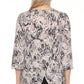 Joseph Ribkoff - Snakeskin Print Embellished Tunic Top