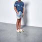 Omamimini - Denim Shorts with Belt