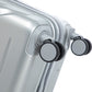 3-Piece ABS Spinner Wheel Luggage Set with Combination Lock