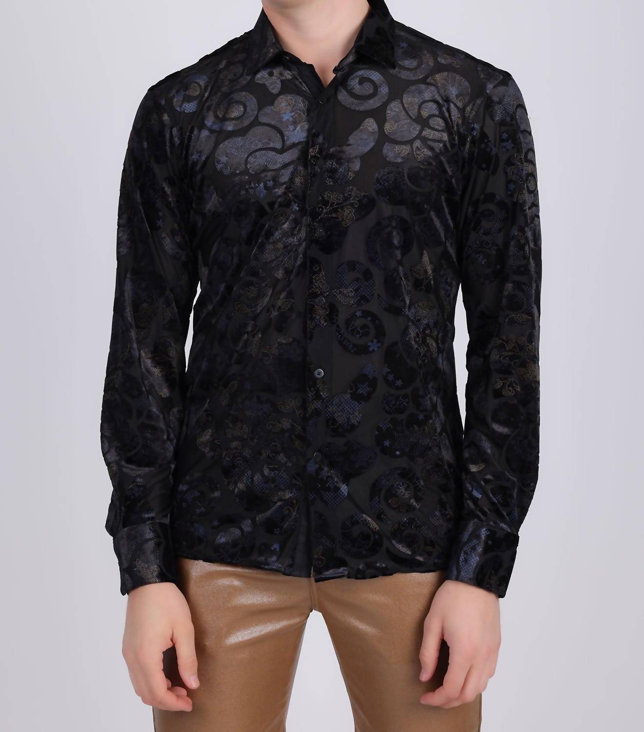 Barabas - Floral Rage Long Sleeve Shirt