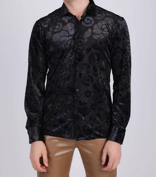 Barabas - Floral Rage Long Sleeve Shirt