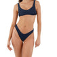 Malai - Women's Texture Wave Jazz Hop Bikini Top