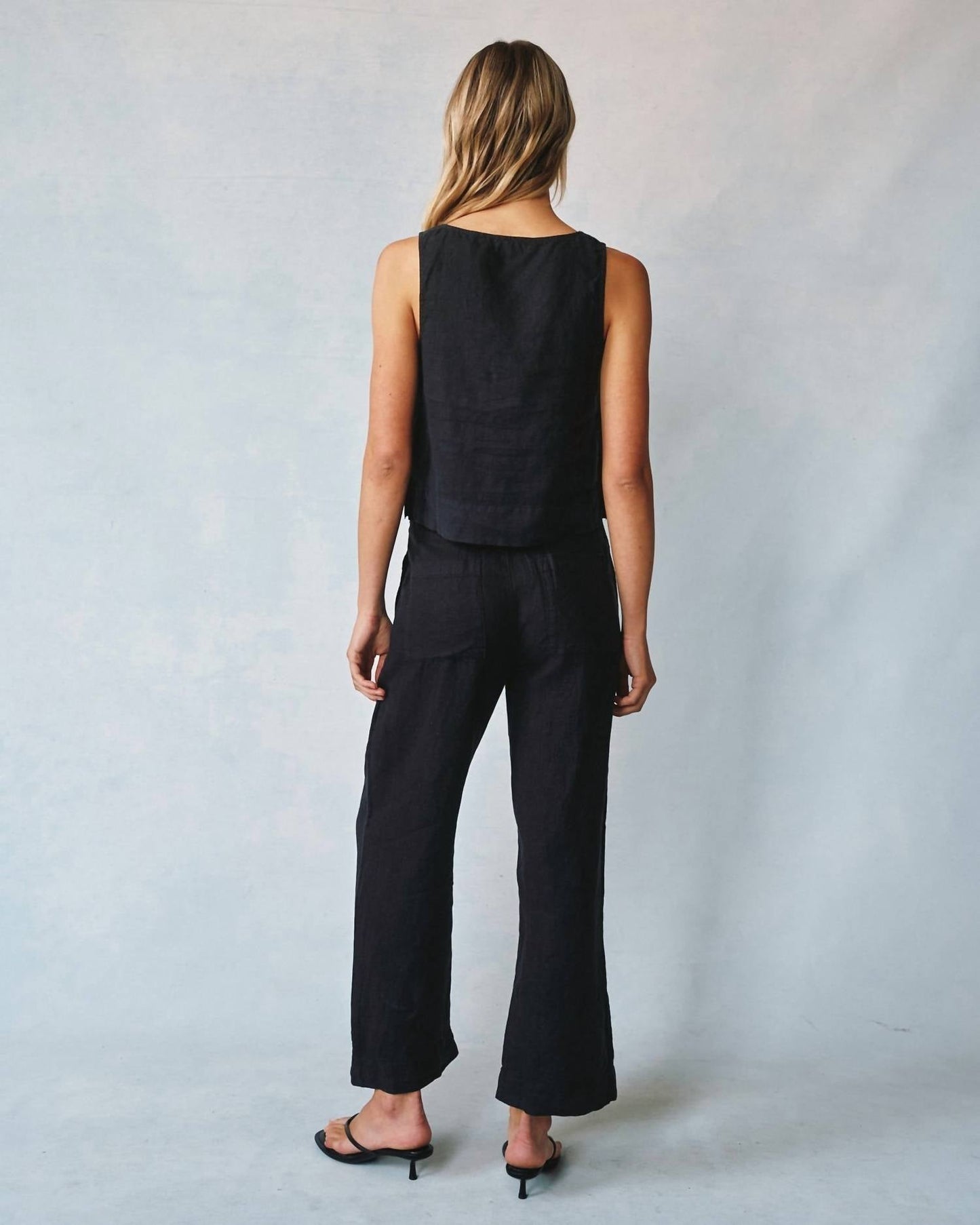 Bella Dahl - Pleated Wide Leg Ankle Pant