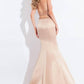 Rachel Allan - Matte Satin Two-piece Mermaid Gown
