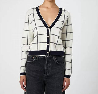 French Connection - Cardigan Xadrez