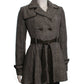 Double Zero - Women's Double Breasted A-line Coat