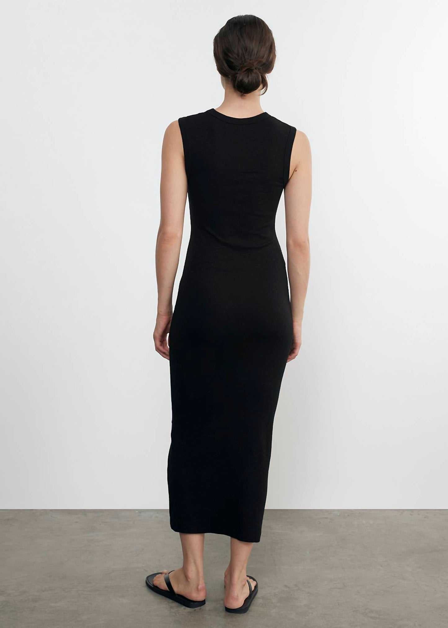 Enza Costa - TEXTURED RIB SLEEVELESS MAXI DRESS